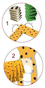 Pliages accordéons - animaux de la savane - Créa Lign'