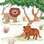 Mes tampons géants - safari - Créa Lign'