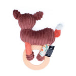 Peluche et anneau de dentition biche - Les Déglingos
