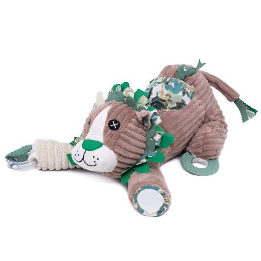 Peluche activités Jelekros le Lion - Les Déglingos