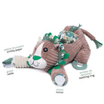 Peluche activités Jelekros le Lion - Les Déglingos
