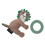 Peluche et anneau de dentition lion - Les Déglingos