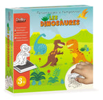 Personnages à tamponner - Les dinosaures - Créa Lign'