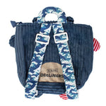 Sac à dos velours côtelé Hippipos l’Hippo - Les Déglingos